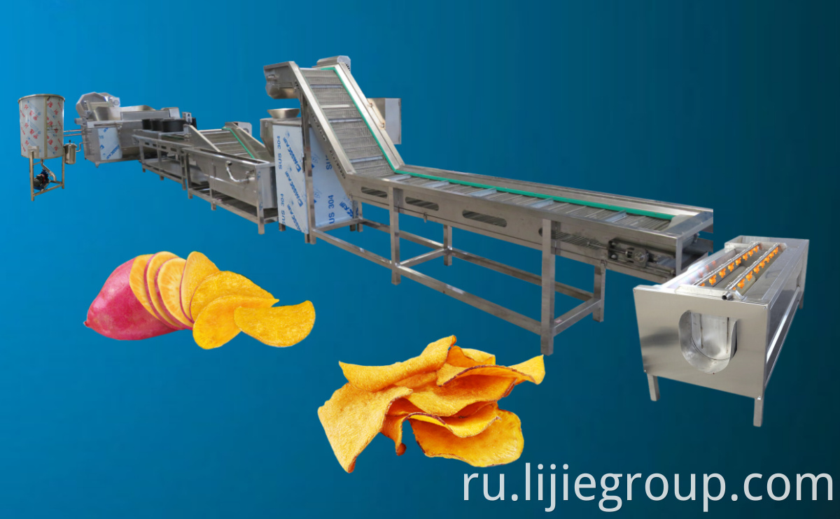 sweet potato chips machine 